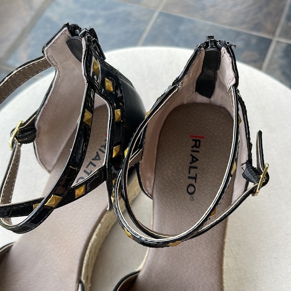 Back zip wedge espadrilles in excellent condition - Picture 5 of 11